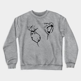 Daphnia spec. (Crustacea) Crewneck Sweatshirt